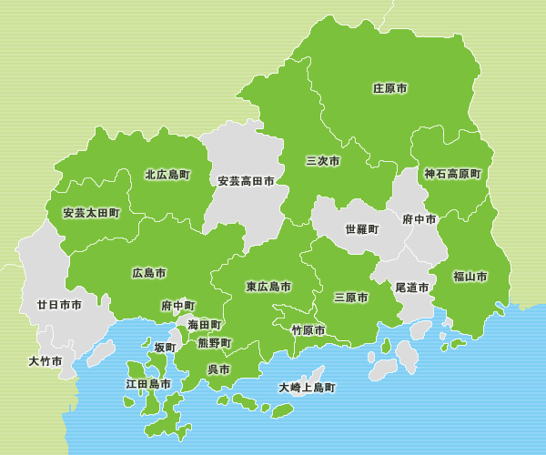 広島県市町マップ