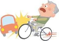 自転車事故のイメージ