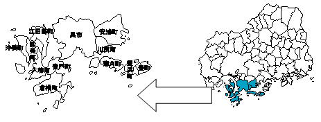 呉地域の地図
