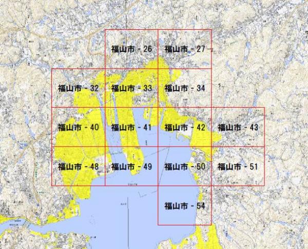 津波災害警戒区域位置図（福山市②）