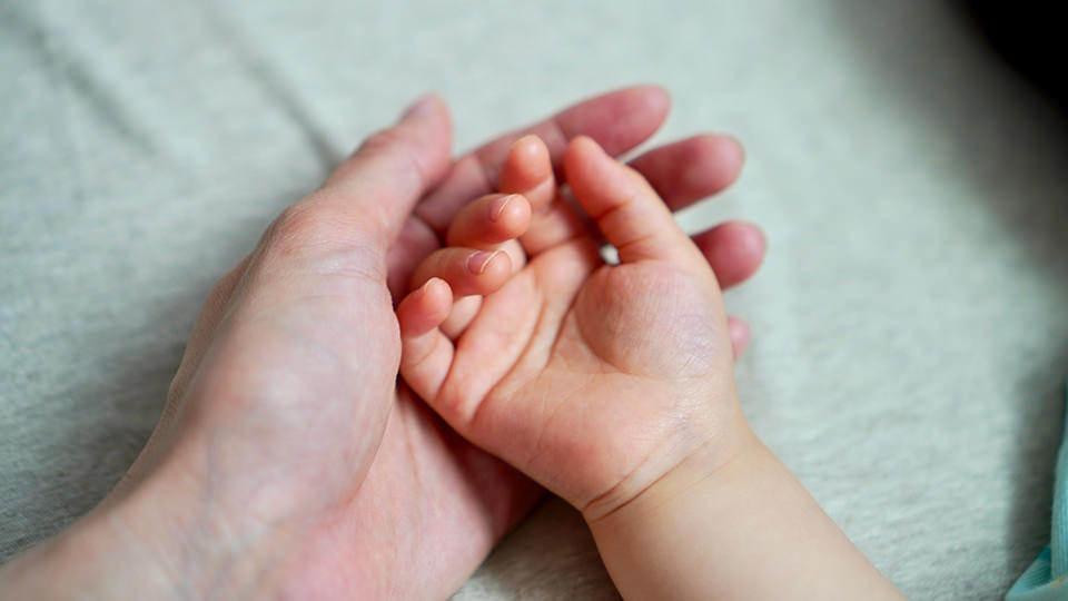 子供と親の手