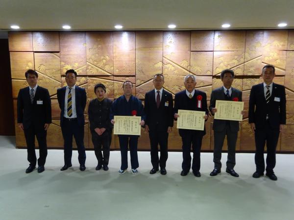 令和５年度広島県スポーツ知事表彰被表彰者記念写真
