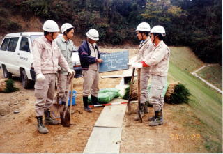 １９９３年林業技能研修の様子の写真２