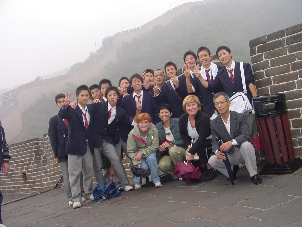 加計高校の中国研修旅行の様子の写真２