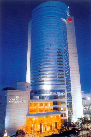 成都市内の高層ビル