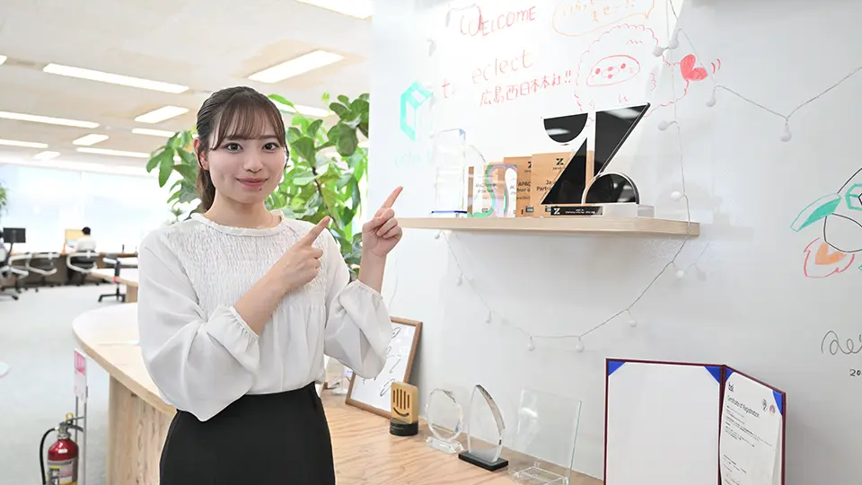 学生リポーターの葛城結芽さん