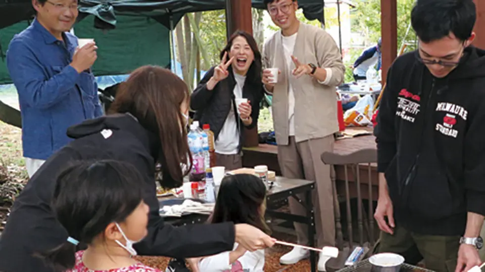 BBQの様子