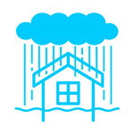 大雨のイラスト