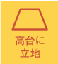 高台に立地