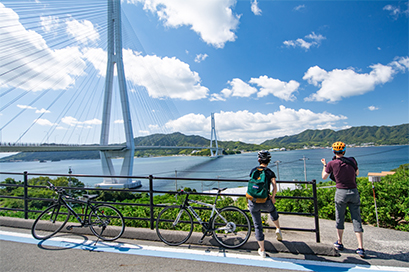 しまなみ海道とサイクリスト