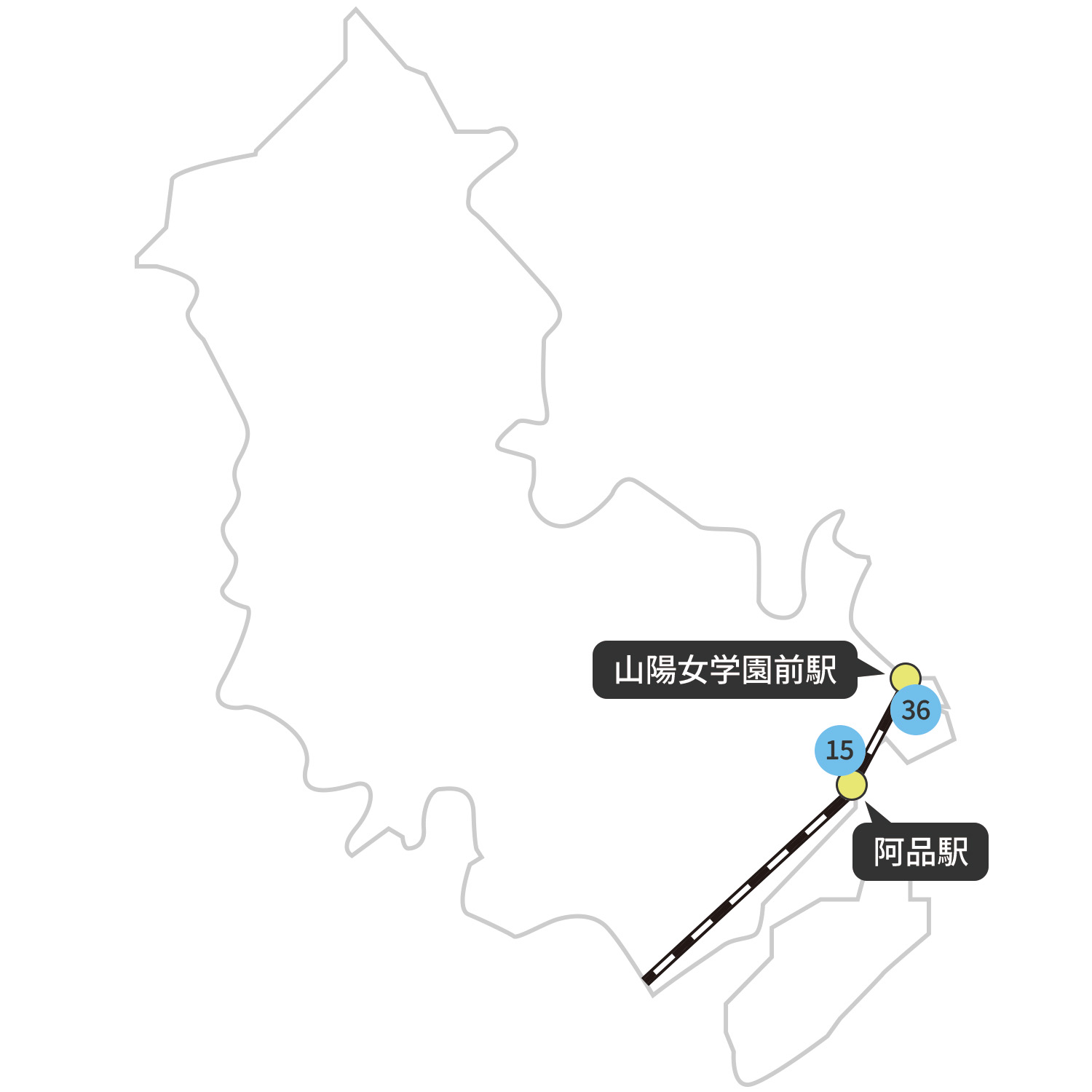 廿日市市の地図