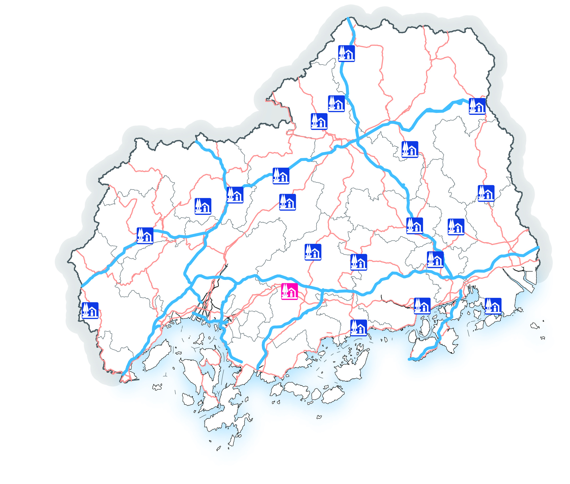 道の駅地図