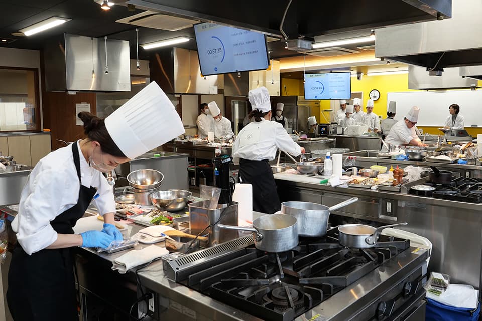 シェフ・コンクールの様子