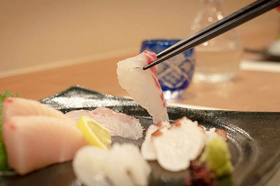 鯛の刺身