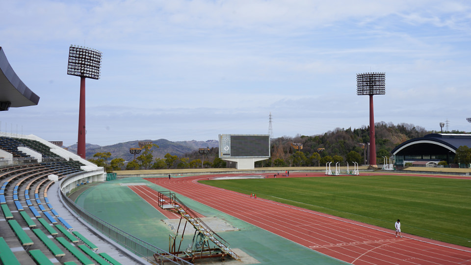 陸上競技場の様子