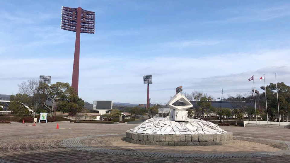 びんご運動公園の様子