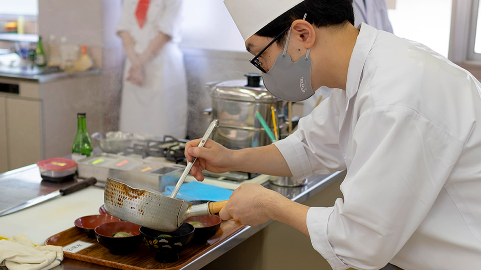 ひろしま和食料理人コンクールの様子