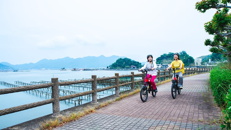 江田島でサイクリング