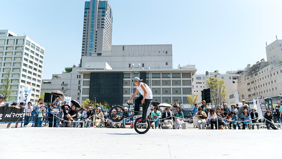 BMXライドの様子