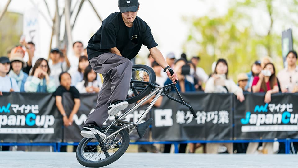 BMXライドの様子