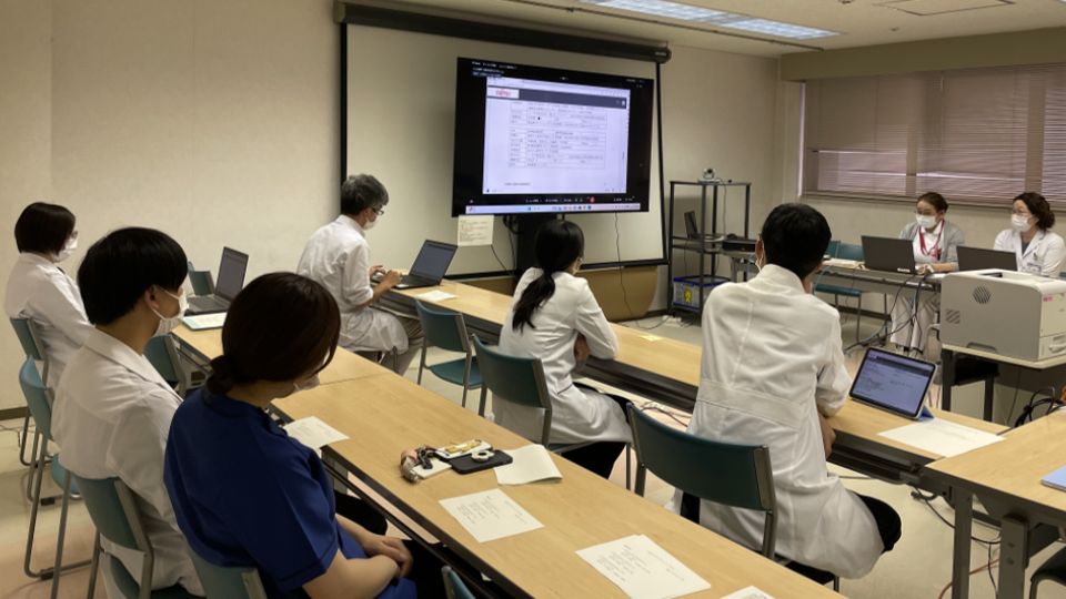 チームカンファレンスの様子