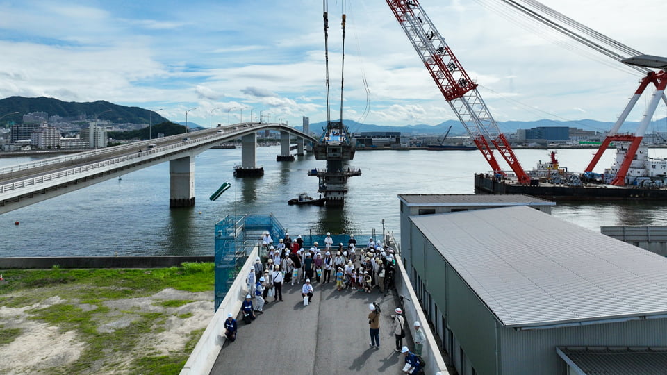 現場見学会の様子