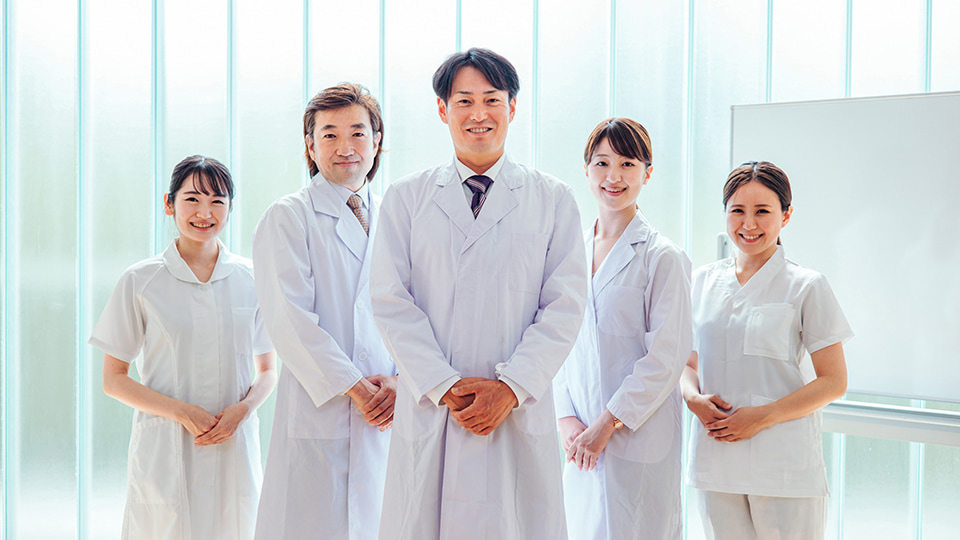 5人の医療従事者