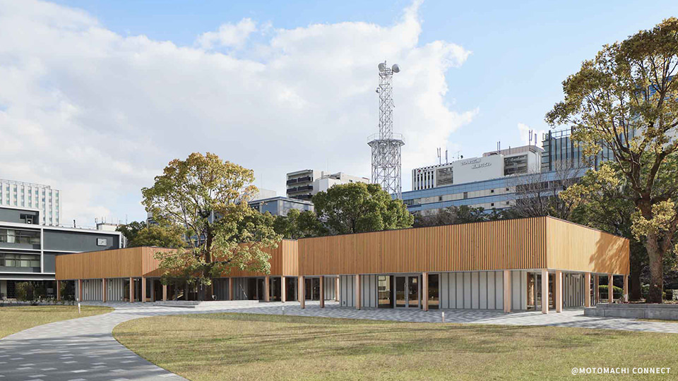 県庁前広場のパース