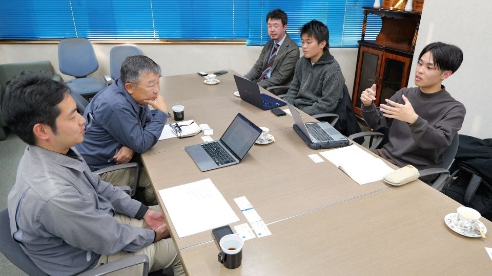 佐々木造船とのディスカッションの様子