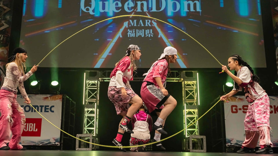 ダブルダッチ競技の様子