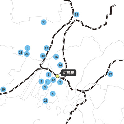 広島市の地図