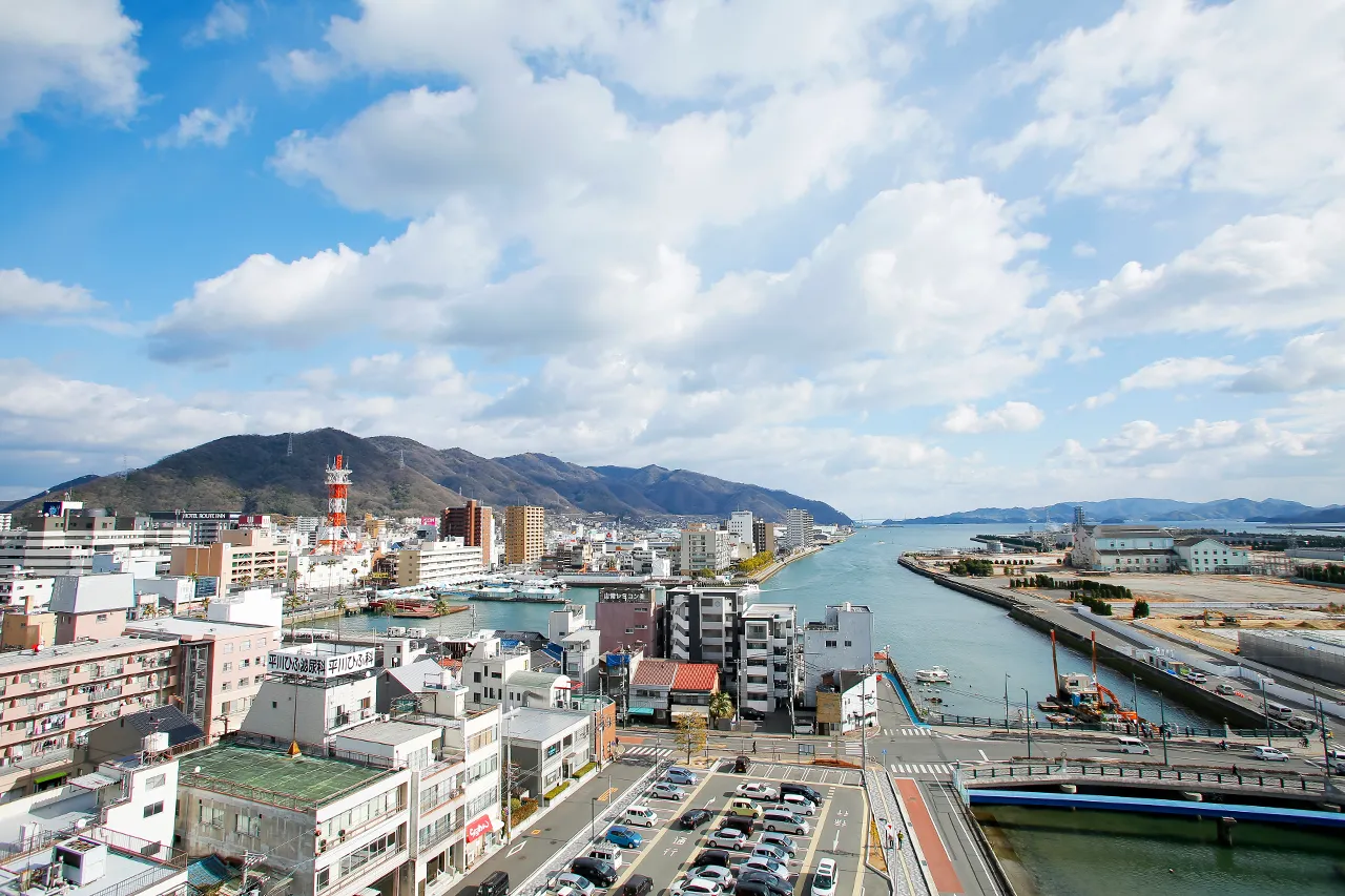 三原市の風景