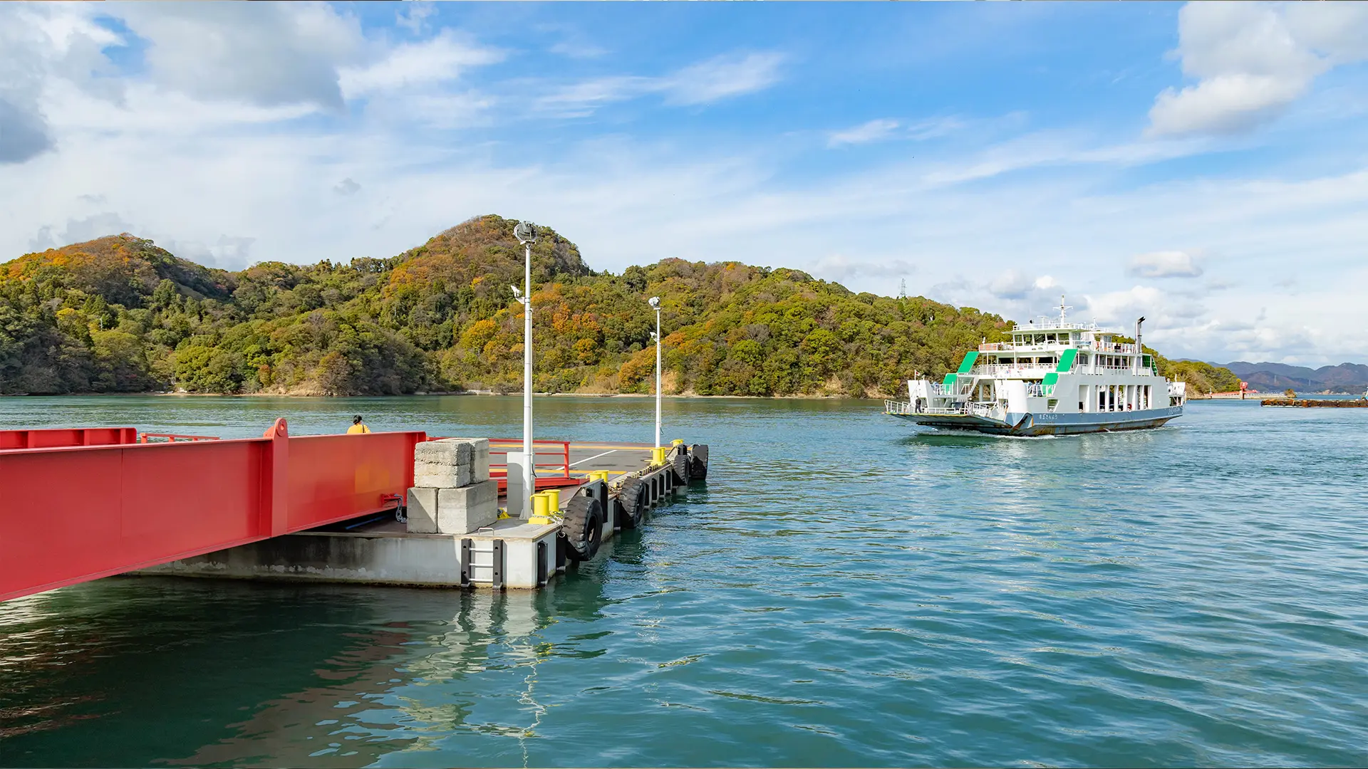 大崎上島の桟橋