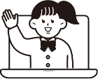 画像：交流を実施する