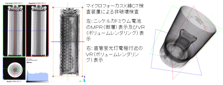 マイクロフォーカスＸ線ＣＴ検査