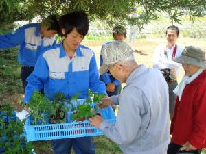 生徒による市民農園の運営