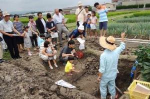 土の断面を見てみよう