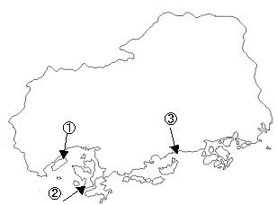 調査地点の位置図