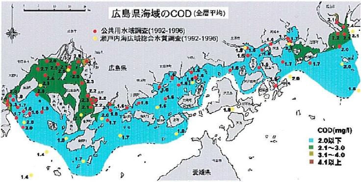 広島県海域のＣＯＤ