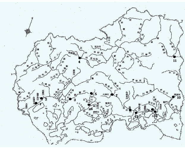 調査地点図