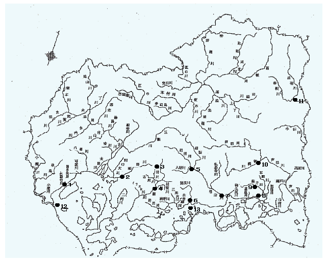 調査地点図