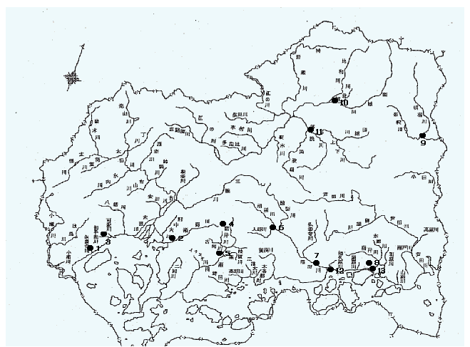 調査地点図