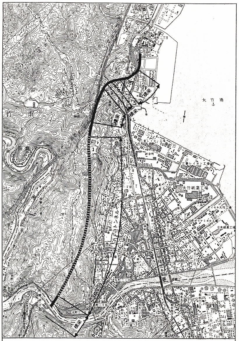 岩国大竹道路事業実施区域（大竹市）