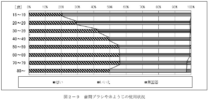 歯間ブラシ等状況