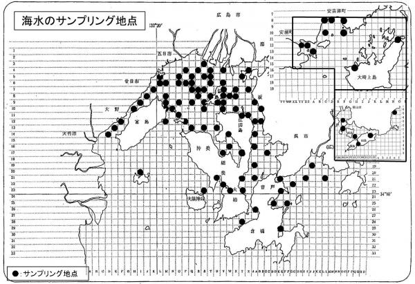 海水のサンプリング地点