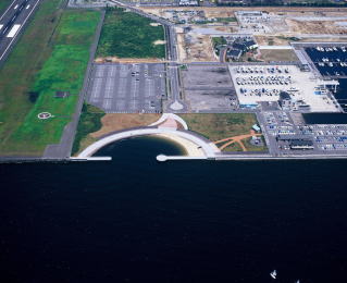 観音マリーナ海浜公園航空写真