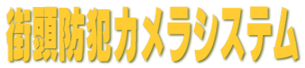 街頭防犯カメラシステム