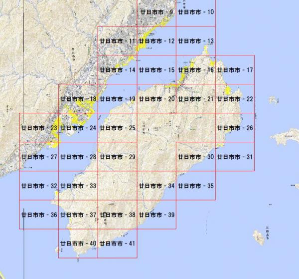津波災害警戒区域位置図（廿日市市②）