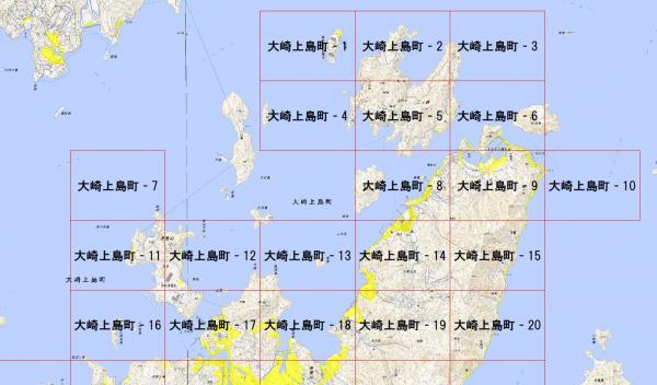 津波災害警戒区域位置図（大崎上島町①）