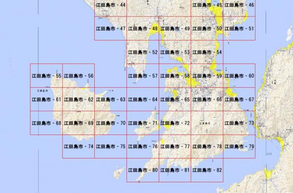 津波災害警戒区域位置図（江田島市②）